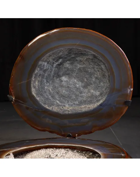 Bellissimo Geode Agata Sezionata " Jewelery Box"