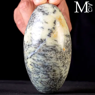 Shiva Lingam in Opale Dendritico.