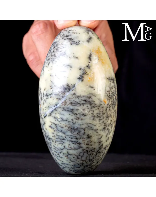 Shiva Lingam in Opale Dendritico.