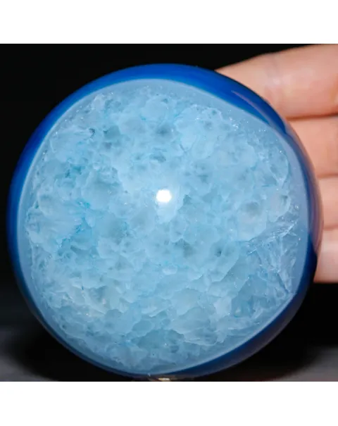 Sfera in Agata Naturale Tinta – Prima Scelta