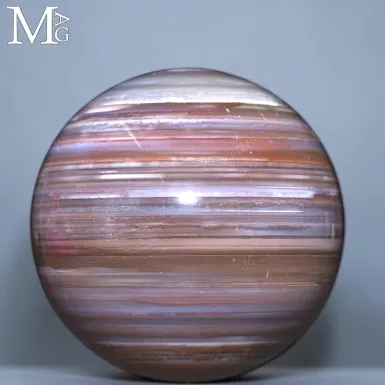 Sfera in Agata a Bande – Un Pianeta Minerale dal...