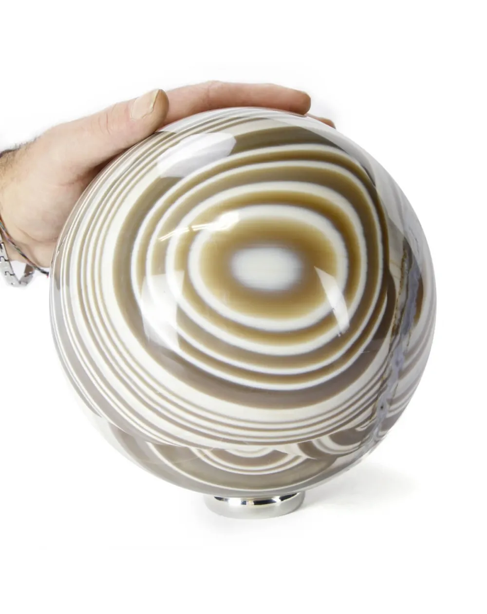 Sfera in Agata Zebra