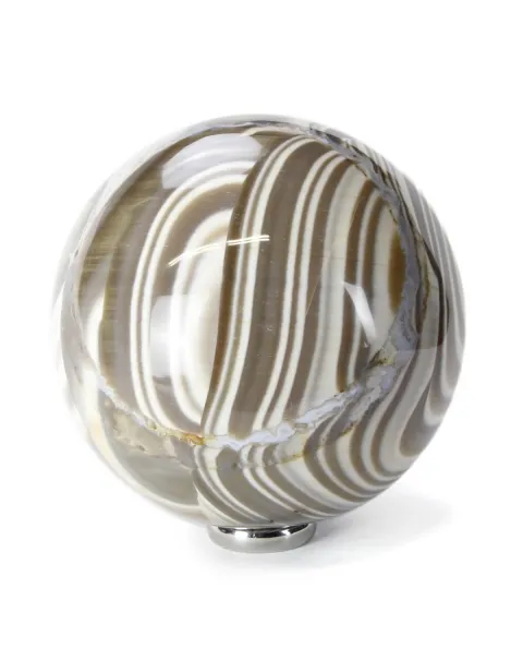 Sfera in Agata Zebra