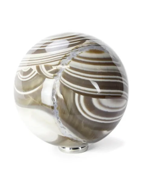 Sfera in Agata Zebra