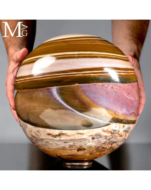 Sfera in Agata Policroma – Diaspro Agatizzato �...