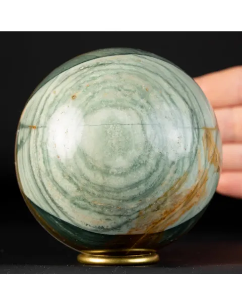 Sfera in Agata Policromo con occhio
