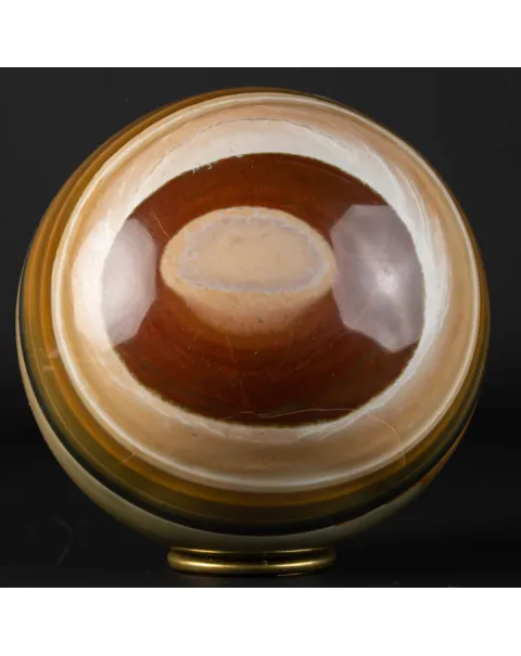 Sfera in Agata Policromo con occhio