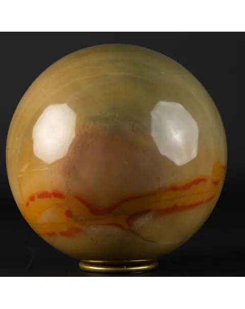 Sfera in Agata Policromo con occhio