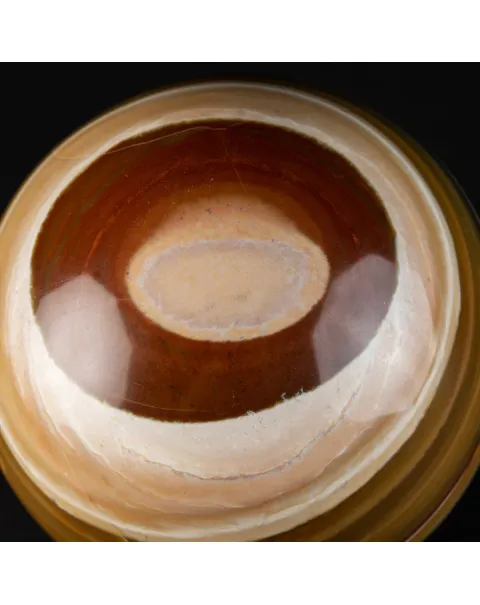 Sfera in Agata Policromo con occhio