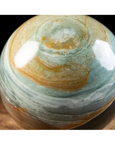 Sfera in Agata Policromo con occhio