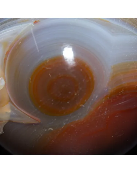 Sfera in Agata Naturale - Striata.
