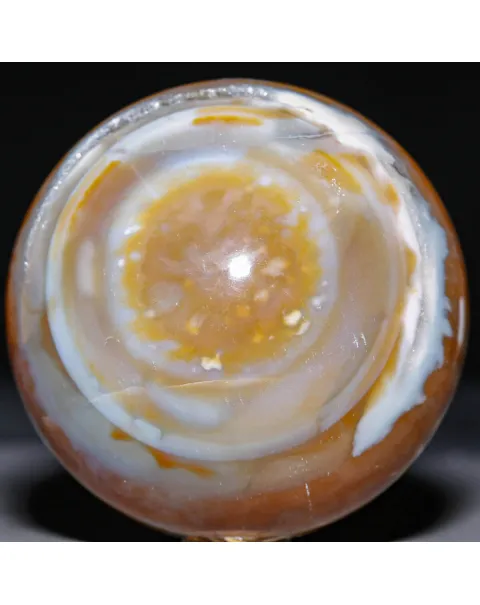 Sfera in Agata Naturale – Toni Mielati e Bande.