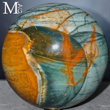 Sfera in Diaspro Policromo Agatizzato
