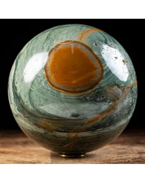 Sfera in Agata policromo