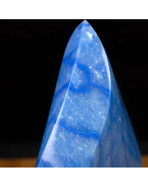 Fiamma in Quarzo Blu Naturale.