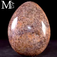 Uova da Collezione in Quarzite Rosa. (3)