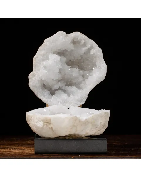 Geode Calcite su Marmo