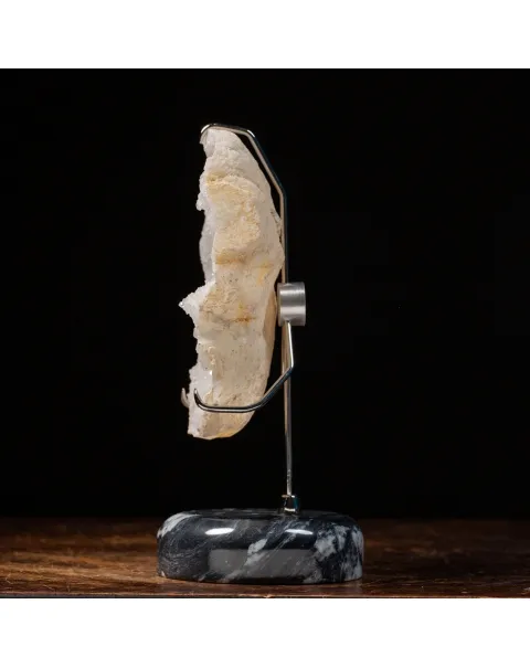 Geode Calcite su Marmo