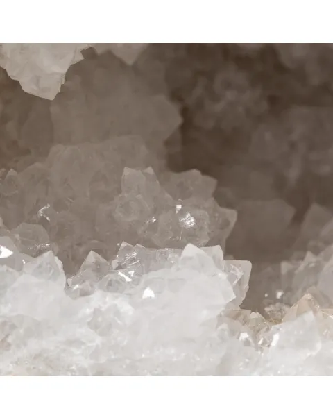 Geode Calcite su Marmo