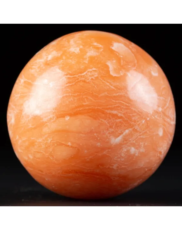Sfera in Calcite Arancione