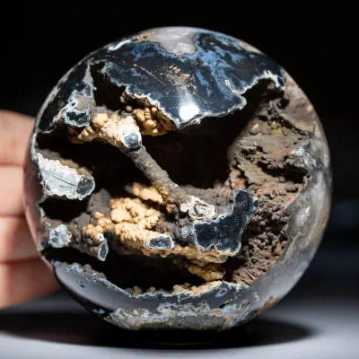 Sfera in Calcite - Geode