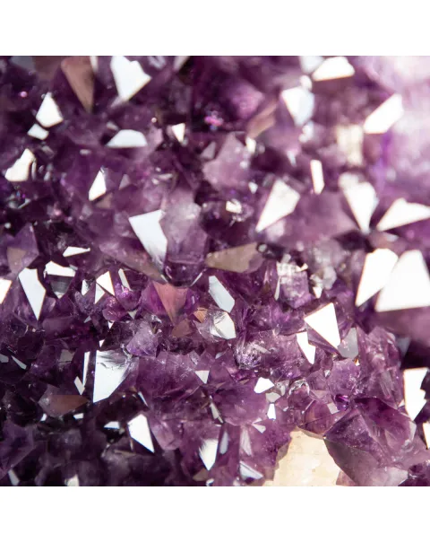 Geode di  Ametista - Grotta di cristalli Viola con Calcite