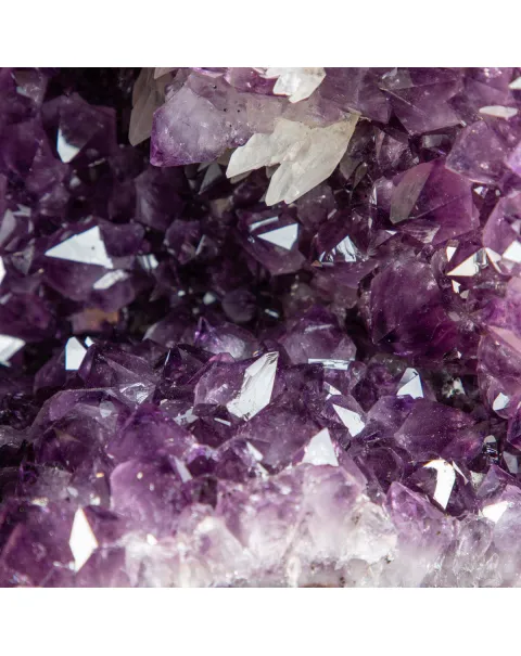 Geode di  Ametista - Grotta di cristalli Viola con Calcite