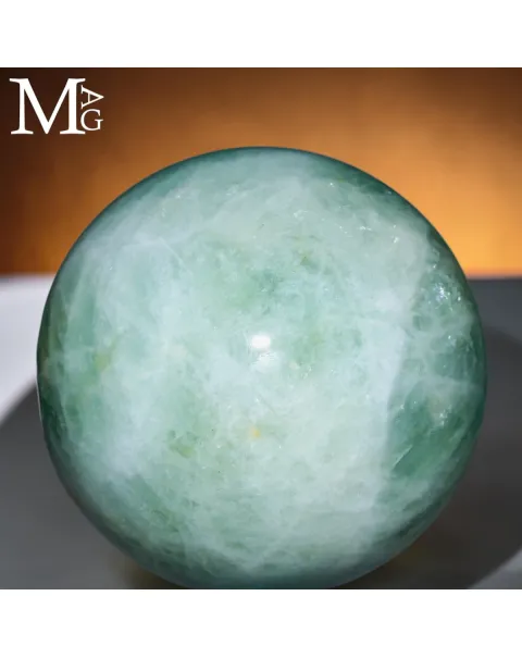 Rara Sfera in Berillo Verde, varietà Acquamarina – Pakistan
