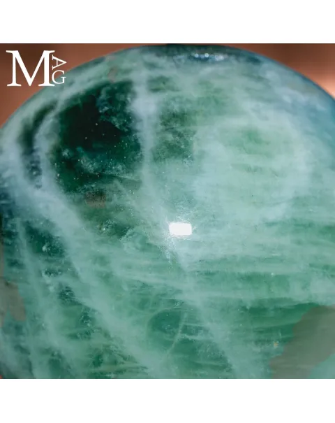 Rara Sfera in Berillo Verde, varietà Acquamarina – Pakistan