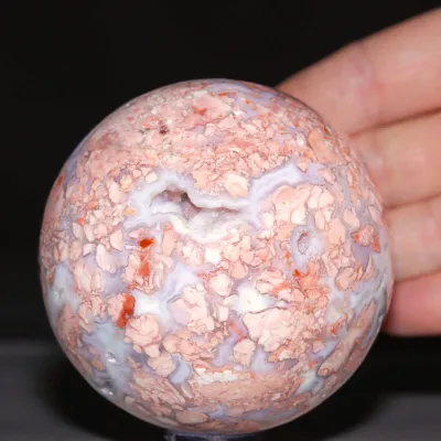 Sfera di Sakura Agata - Bellezza Naturale.