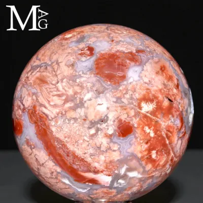 Sfera in Agata “Sakura”  agata Botroidale.