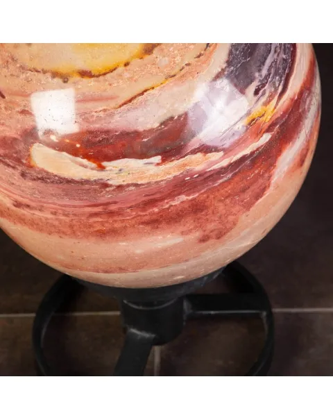 Spettacolare Grande Sfera di Ametista Rosa