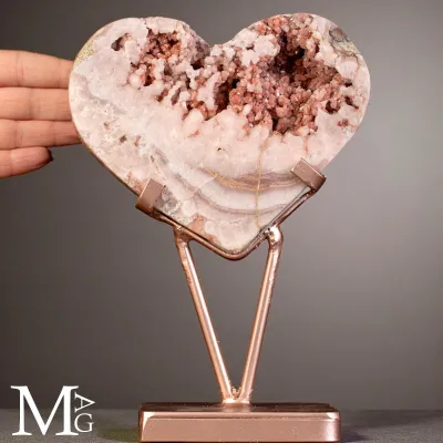 Cuore di Ametista Rosa – Il Soffio degli Amanti.