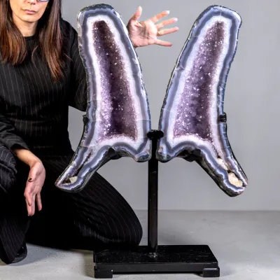 Geode di Ametista “Farfalla” – Formazione Naturale.