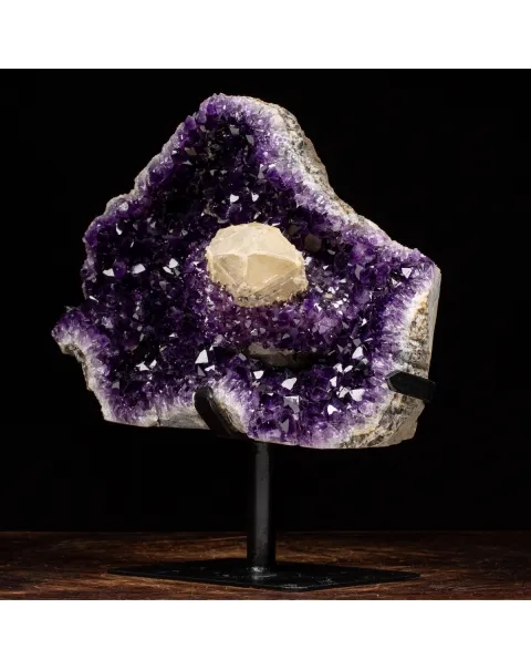 Geode Ametista con Calcite