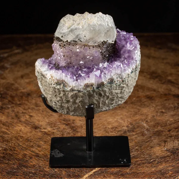 Geode Ametista con Calcite