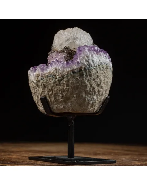 Geode Ametista con Calcite
