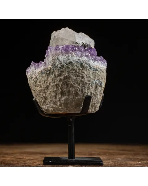 Geode Ametista con Calcite