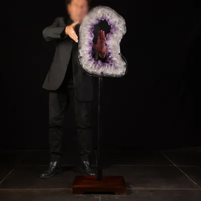 Fetta di Geode di Ametista.