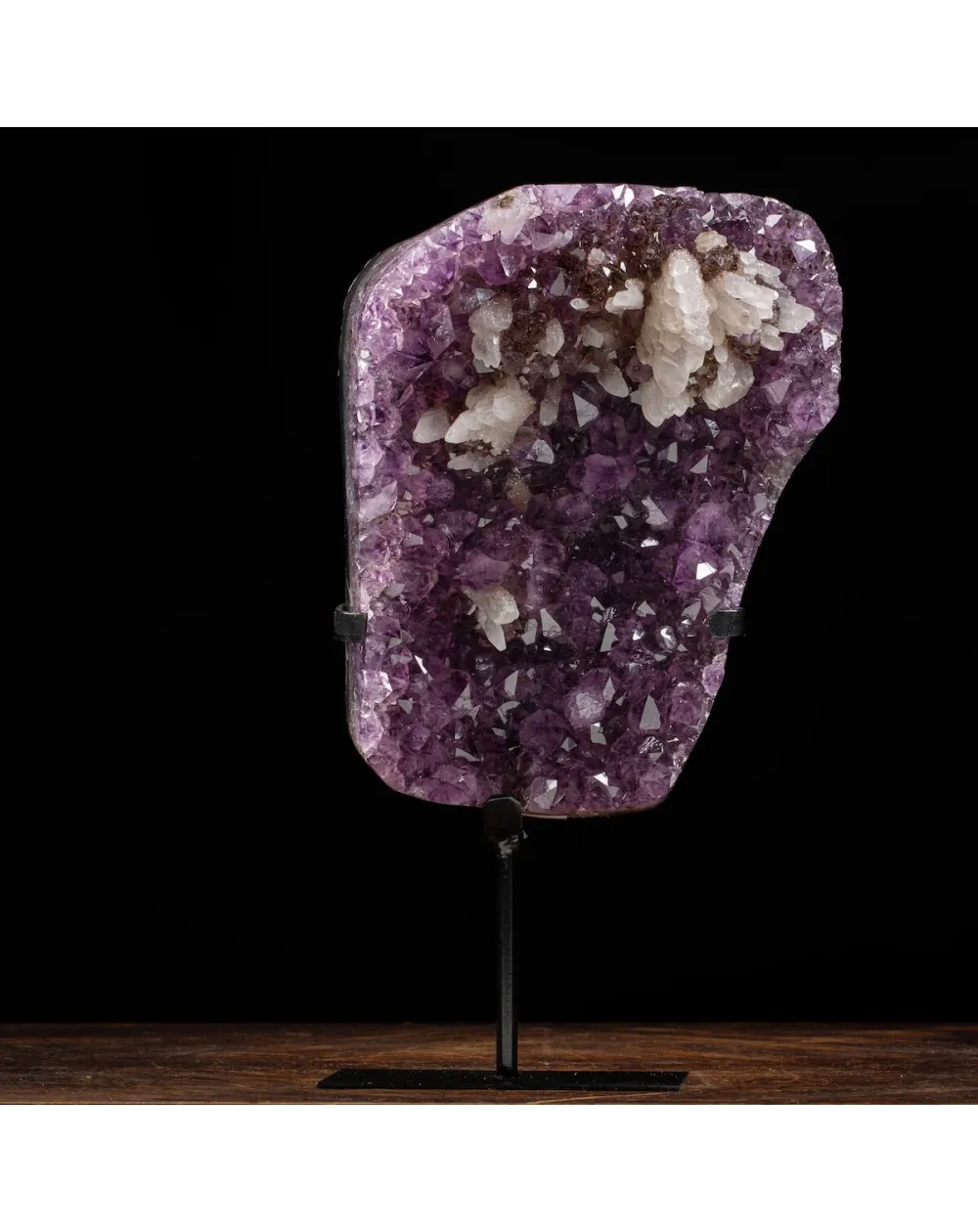 Drusa Ametista con Calcite