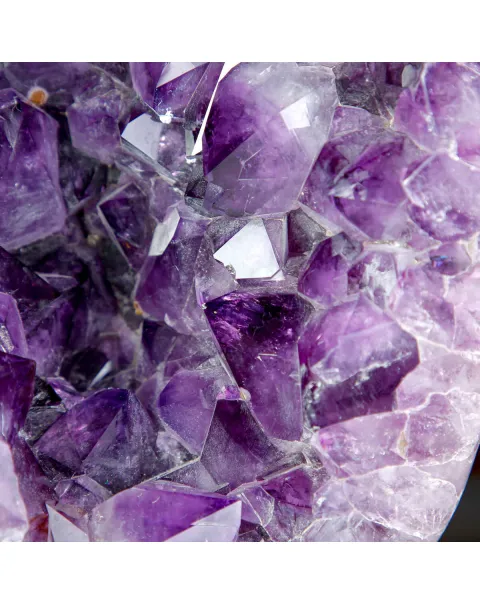 Drusa di Ametista  – Cristalli viola intenso.