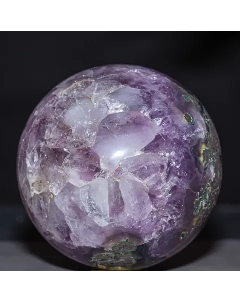 Sfera di Quarzo Ametista: Cristalli e Geode.