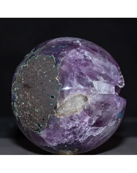 Sfera di Quarzo Ametista: Cristalli e Geode.