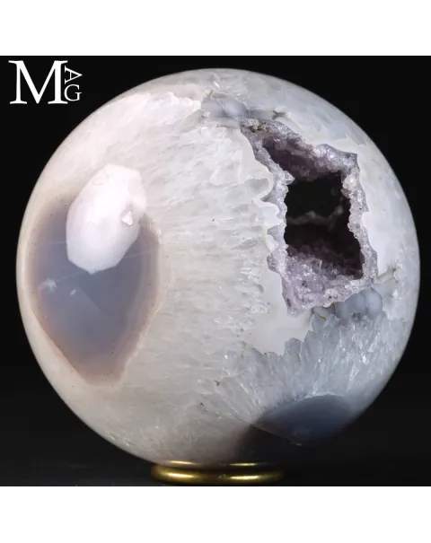 Sfera geode di Ametista ed Agata – Brasile