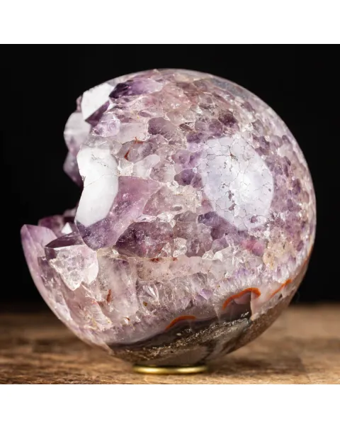 Sfera di Ametista Cristalli di Drusa