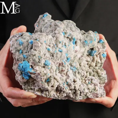 Cavansite – Aggregati Cristallini su Matrice – Maharashtra, India