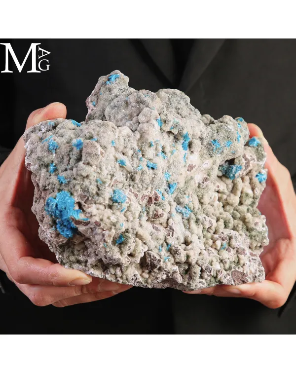 Cavansite – Aggregati Cristallini su Matrice –...