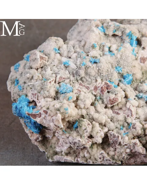 Cavansite – Aggregati Cristallini su Matrice – Maharashtra, India
