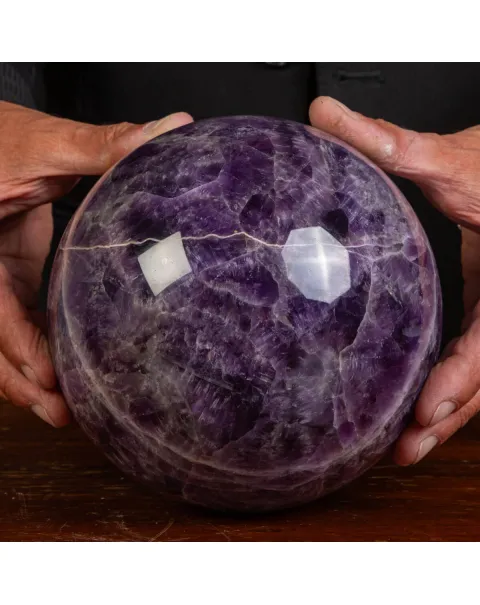 Sfera di Ametista Chevron