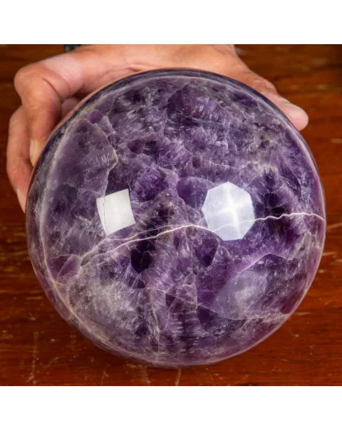 Sfera di Ametista Chevron